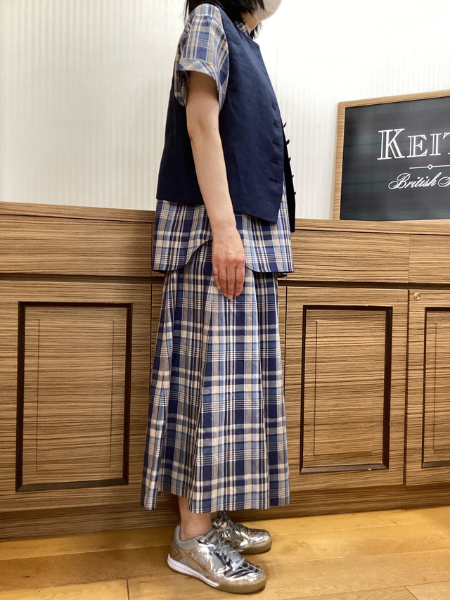 マドラスチェックのセットアップ KEITH