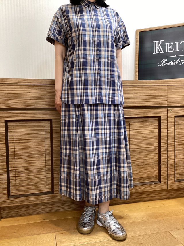 マドラスチェックのセットアップ KEITH