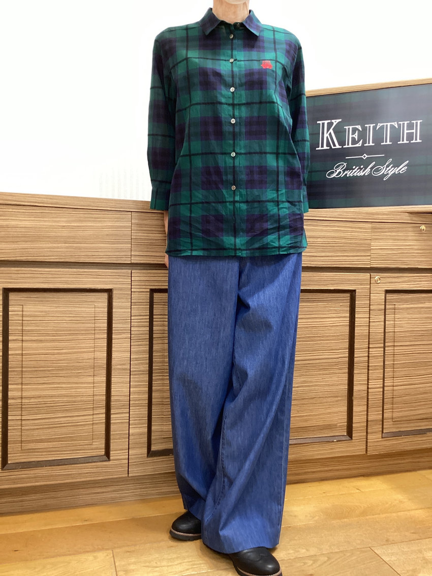 肌に優しいコーデ KEITH