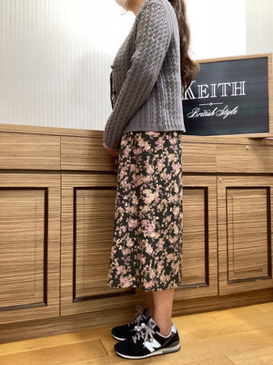 大人の花柄ワンピース KEITH
