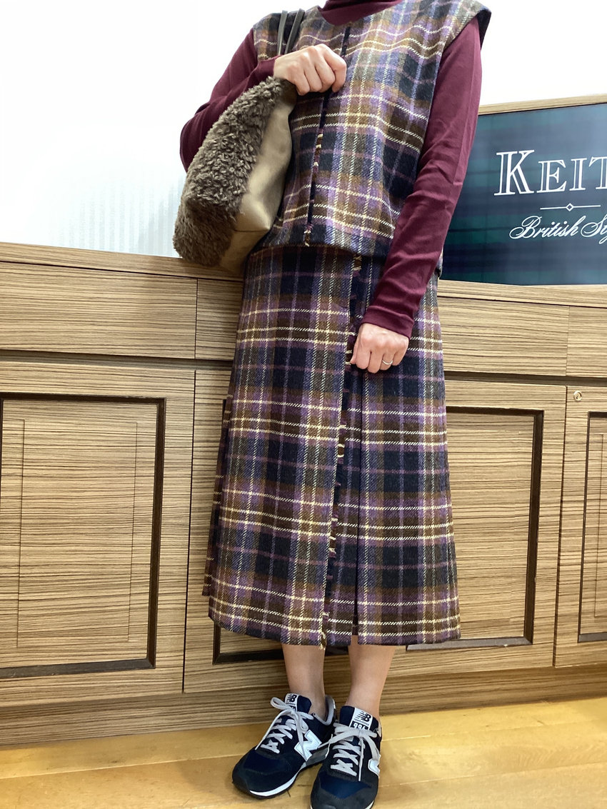 上質なツィードを纏う KEITH