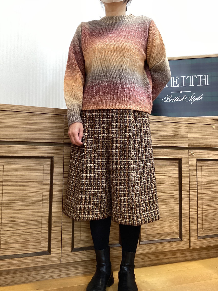 紅葉色コーデ KEITH