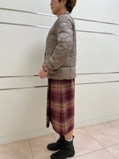 軽くて暖かなキルティングのダウンジャケット SCAPA