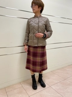 軽くて暖かなキルティングのダウンジャケット SCAPA