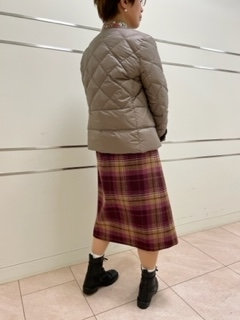 軽くて暖かなキルティングのダウンジャケット SCAPA