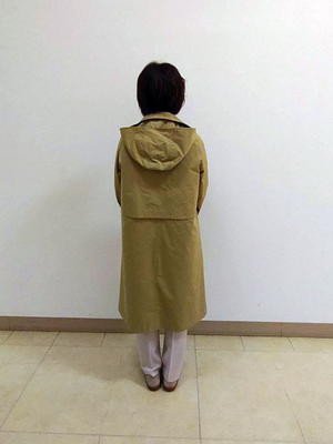 春色を取り入れたコートスタイル SCAPA