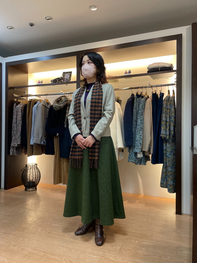 上質ツイード☆コーデ SCAPA