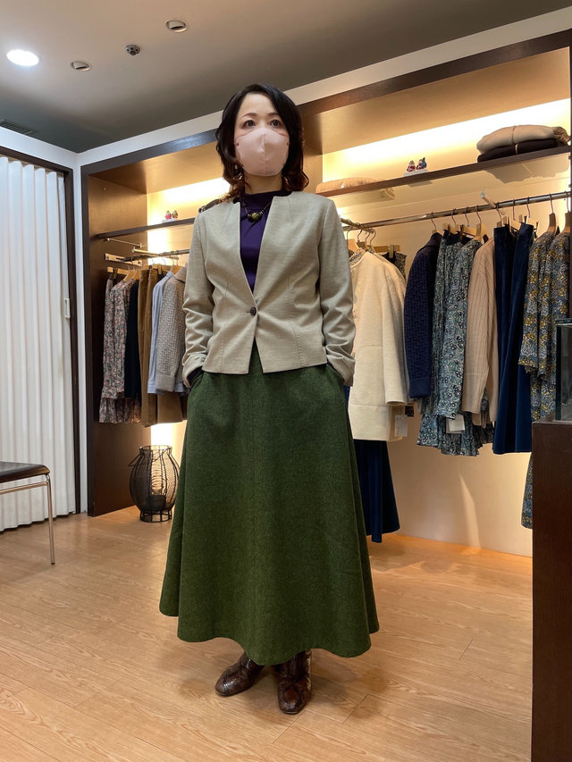 上質ツイード☆コーデ SCAPA