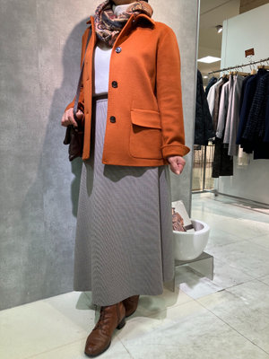 深まる秋のウールビーバーコート SCAPA