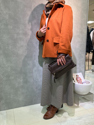 深まる秋のウールビーバーコート SCAPA