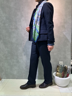 ツイードセットアップ秋コーデ SCAPA