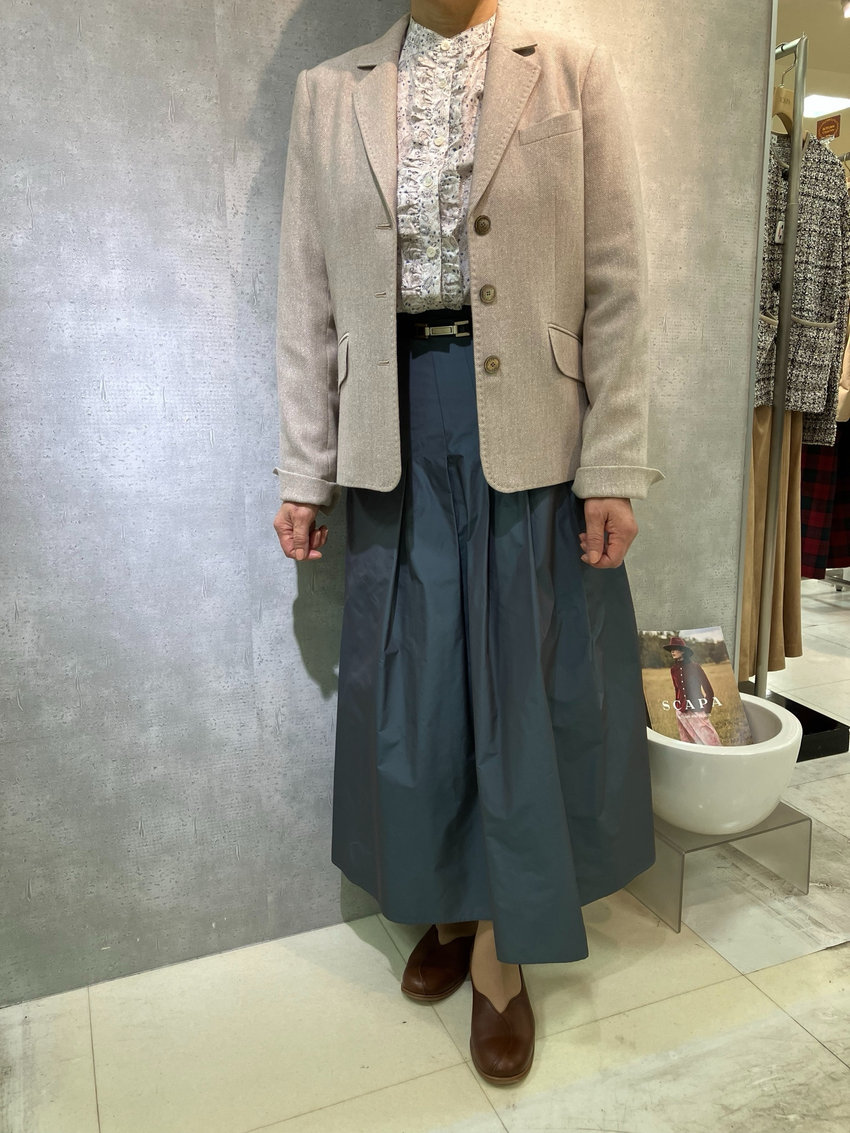 秋　ジャケットコーデ① SCAPA