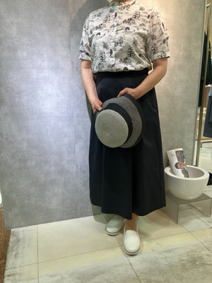 リバティプリントポロチーム　ブラウス SCAPA