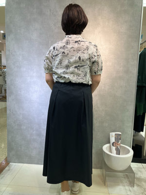 リバティプリントポロチーム　ブラウス SCAPA